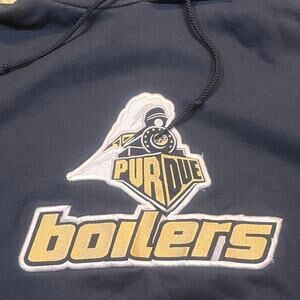 Purdue Boilermakers Men's Size Medium Champion Black With Gold Logo Hoodie